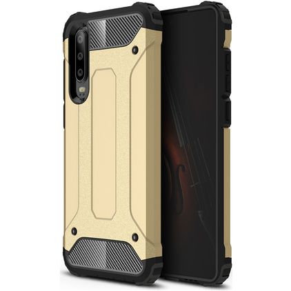 Mobigear Outdoor Huawei P30 Hardcase Backcover Shockproof - Gold