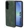 Mobiparts Classic Samsung Galaxy A36 MagSafe Hülle TPU,Kunstleder Backcover - Emerald Green