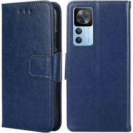 Mobigear Wallet Xiaomi 12T Pro Hülle Klapphülle Geldbörse - Dunkelblau