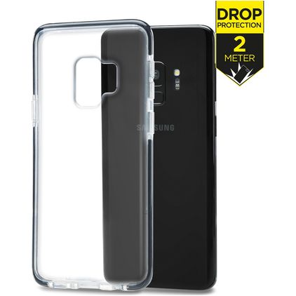 Mobilize Shatterproof Samsung Galaxy S9 Hardcase Backcover Shockproof - Transparent / Schwarz