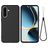 Mobigear Rubber Touch Samsung Galaxy A37 Silikon Backcover - Schwarz