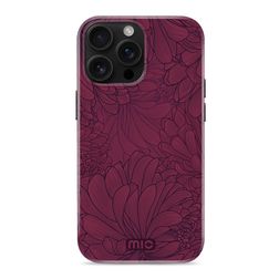MIO iPhone 16 Pro MagSafe Hülle Hardcase Backcover - Berry Blooms