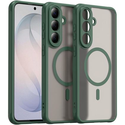 Mobigear Shockproof Samsung Galaxy S26 FE MagSafe Hardcase Backcover - Grün