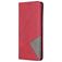 Mobigear Rhombus Slim Huawei P40 Pro Hülle Klapphülle - Rot