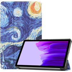 Mobigear Tri-Fold Samsung Galaxy Tab A7 Lite Hülle Klapphülle - The Starry Night