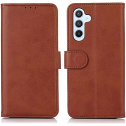 Mobigear Wallet Samsung Galaxy A54 Hülle Klapphülle Geldbörse - Braun