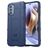 Mobigear Rugged Shield Motorola Moto G41 Hülle Flexibles TPU Backcover Stoßfest - Blau
