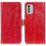 Mobigear Basic Nokia G60 5G Hülle Klapphülle Geldbörse - Rot