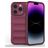 Mobigear Bumpy iPhone 15 Pro Hülle Flexibles TPU Backcover - Weinrot