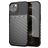 Mobigear Groove iPhone 13 Mini Hülle Flexibles TPU Backcover - Schwarz