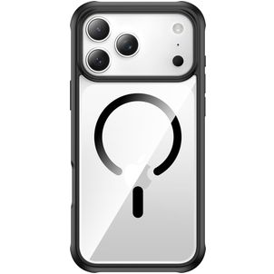 Valenta Full Cover Durchsichtig iPhone 17 Pro Max MagSafe Hülle Gehärtetes Glas Backcover Stoßfest - Transparent