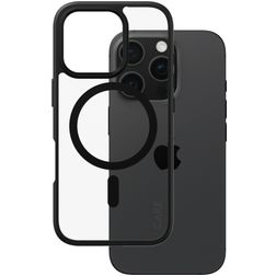 CARE by PanzerGlass Urban Combat iPhone 16 Pro MagSafe Hardcase Backcover - Transparent / Schwarz