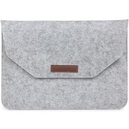 Mobigear Envelope Filz Laptop Sleeve (max 20 cm x 31 cm) Laptop Hülle - Grau