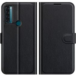 Mobigear Classic TCL 20 SE Klapphülle Portemonnaie - Schwarz