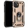 Mobigear Armor Ring iPhone 12 Pro Hülle Hardcase Backcover Stoßfest mit Ringhalter - Gold