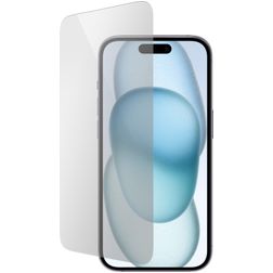 Mobiparts Regular iPhone 15 Panzerglas Gehärtetes Glas Displayschutz - Hüllenfreundlich