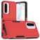 Mobigear Heavy Armor Samsung Galaxy A36 Hülle Hardcase Backcover Stoßfest - Rot