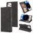 Mobigear Wallet iPhone 14 Pro Max Hülle Klapphülle Geldbörse - Schwarz
