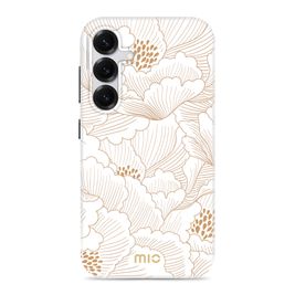 MIO Samsung Galaxy S25 MagSafe Hülle Hardcase Backcover - White Roses