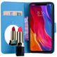 Mobigear Butterfly Xiaomi Mi 8 SE Hülle Klapphülle Geldbörse - Blau