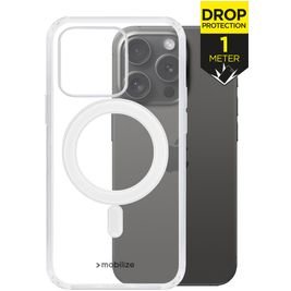 Mobilize Naked Protection Durchsichtig iPhone 15 Pro MagSafe Hülle Hardcase Backcover Stoßfest - Transparent