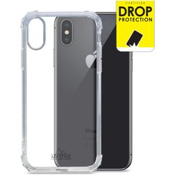 My Style Protective Flex Durchsichtig iPhone XS Hülle Flexibles TPU Backcover Stoßfest - Transparent