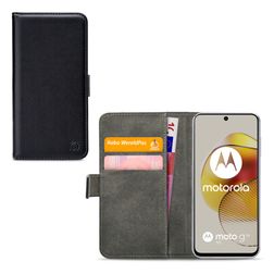 Mobilize Classic Gelly Wallet Motorola Moto G73 5G Hülle Klapphülle Geldbörse - Schwarz