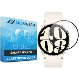 Mobigear Premium Samsung Galaxy Watch 6 - 40 mm Displayschutz Schutzfolie - Hüllenfreundlich - Schwarz