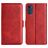 Mobigear Slim Magnet Motorola Moto E32s Hülle Klapphülle Geldbörse - Rot