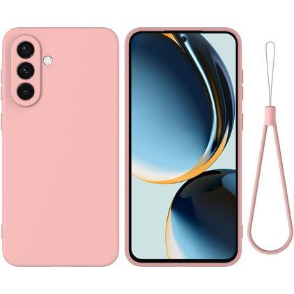 Mobigear Rubber Touch Samsung Galaxy A57 Silikon Hülle Backcover - Pink