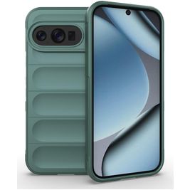 Mobigear Bumpy Google Pixel 10 Pro Hülle Flexibles TPU Backcover - Grün