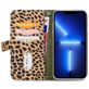 Mobilize Magnet Zipper iPhone 13 Pro Hülle Abnehmbare 2in1 Klapphülle Geldbörse - Olive Leopard