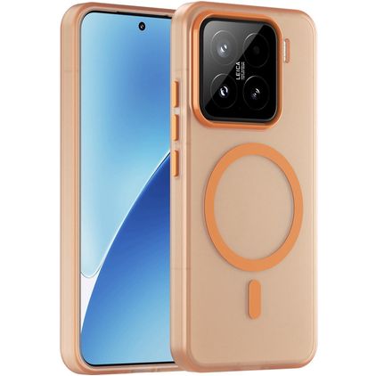 Mobigear Shockproof Xiaomi 15 MagSafe Hardcase Backcover - Orange