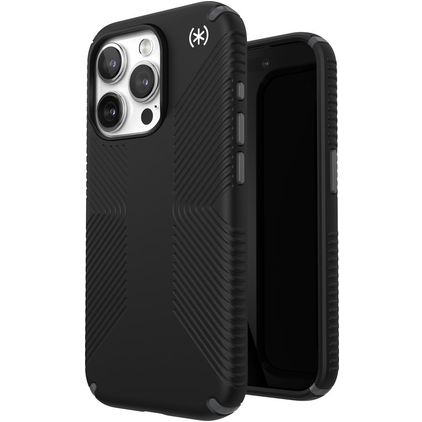 Speck Presidio2 Grip iPhone 15 Pro Hardcase Backcover Shockproof - Schwarz
