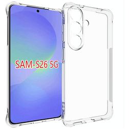 Mobigear Cushion Durchsichtig Samsung Galaxy S26 Hülle Flexibles TPU Backcover - Transparent