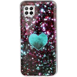 Mobigear Design Huawei P40 Lite Hülle Flexibles TPU Backcover - Green Love