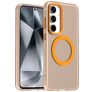 Mobigear Shockproof Samsung Galaxy S24 FE MagSafe Hülle Hardcase Backcover - Orange