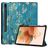 Mobigear Tri-Fold Gel Samsung Galaxy Tab S7 FE Hülle TPU,Kunstleder Klapphülle + Stifthalter - Mandelblüten