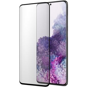 Mobiparts Curved Samsung Galaxy S20 Plus Panzerglas Gehärtetes Glas Displayschutz - Hüllenfreundlich - Schwarz