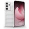 Mobigear Bumpy Samsung Galaxy S25 FE Hülle Flexibles TPU Backcover - Weiß