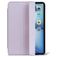 Decoded Textured Slim iPad Air 4 (2020) Hülle Flexibles Silikon Klapphülle - Lavendel