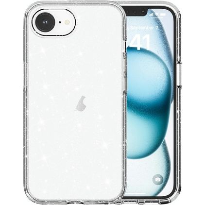 Mobigear Crystal iPhone 16e Hülle Hardcase Backcover - Weiß