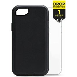 Mobilize Defender iPhone 8 Hülle Hardcase Backcover Stoßfest - Schwarz