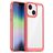 Mobigear Crystal iPhone 14 Plus Hülle Hardcase Backcover - Transparent / Rot