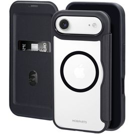 Mobiparts Shield Line iPhone Air MagSafe Hülle Klapphülle - Schwarz