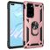 Mobigear Armor Ring Huawei P40 Hülle Hardcase Backcover Stoßfest mit Ringhalter - Roségold