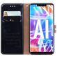 Mobigear Wallet Huawei Mate 20 Lite Hülle Klapphülle Geldbörse - Schwarz