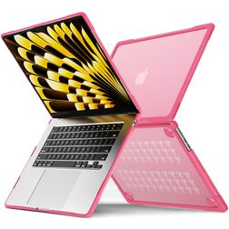 Mobigear Shockproof Pro MacBook Air 15 Zoll (2023-2026) Hardcase Hülle MacBook Case - Pink - Model A2941 / A3114 / A3241 / A3448