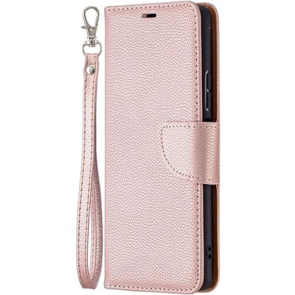 Mobigear Excellent Xiaomi Redmi Note 10 Pro Hülle Klapphülle Geldbörse - Roségold