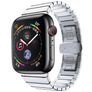 Mobigear Madrid Edelstahl Apple Watch Armband Faltschließe - 42/41/40/38 mm - Silber